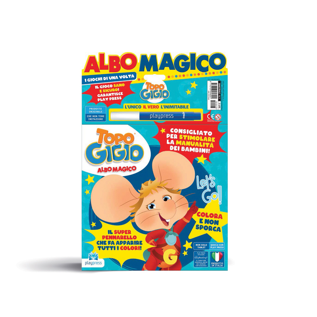 Album penna magica Topo Gigio - Dinpitaly